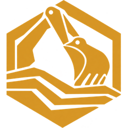 Brisbane Earthworks excavator emblem